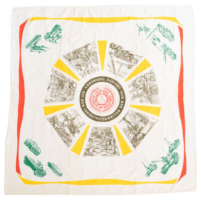German Memorial Scarf & Doily of NVA | New